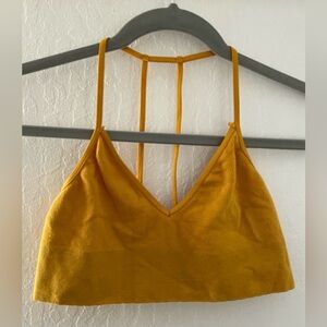 Anthropologie Orange Bralette